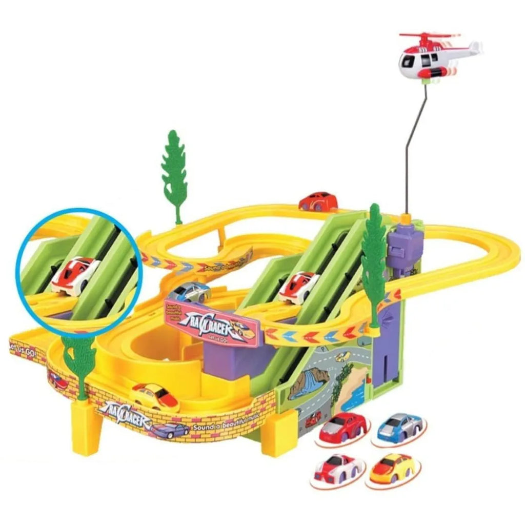 Veva Toys Race N Roll Track Set Rechargeable - Naivri