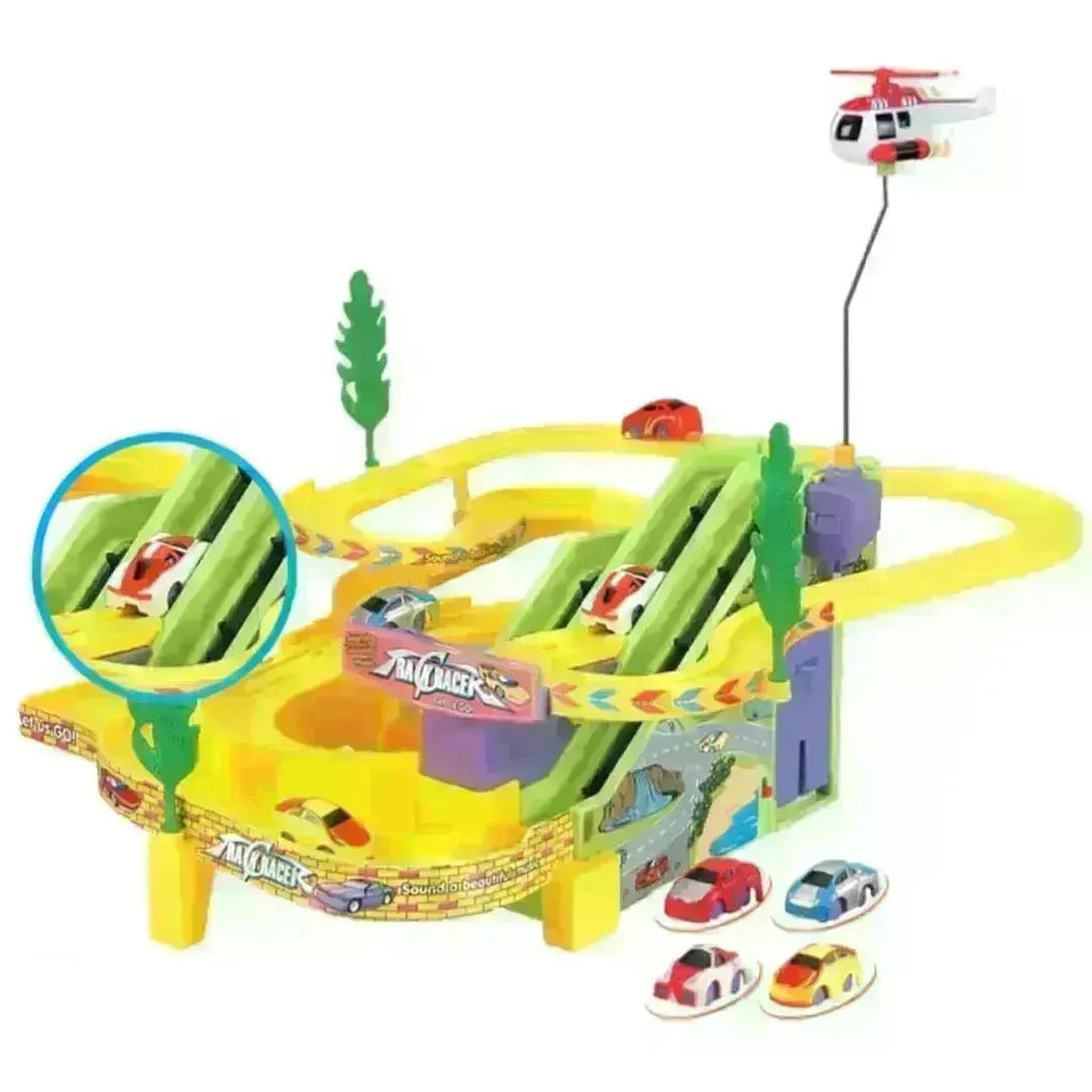 Veva Toys Race N Roll Track Set Rechargeable - Naivri