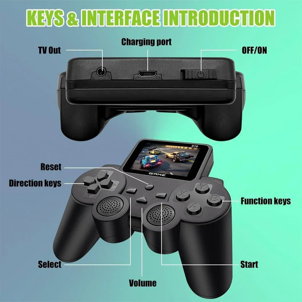 Video Games for Kids 500 in 1 Controller Gamepad Video Game, Retro Gaming Console, Gameboy Age 7, Digital Game Player, Pocket Gamer, Handheld Gaming Console - Naivri