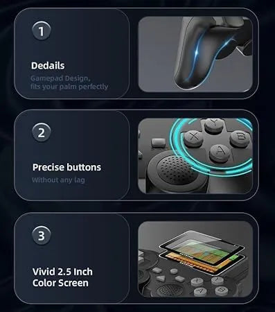 Video Games for Kids 500 in 1 Controller Gamepad Video Game, Retro Gaming Console, Gameboy Age 7, Digital Game Player, Pocket Gamer, Handheld Gaming Console - Naivri