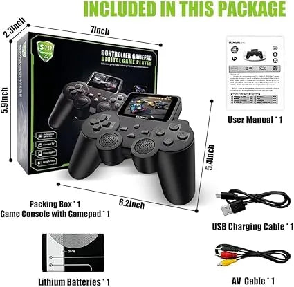 Video Games for Kids 500 in 1 Controller Gamepad Video Game, Retro Gaming Console, Gameboy Age 7, Digital Game Player, Pocket Gamer, Handheld Gaming Console - Naivri