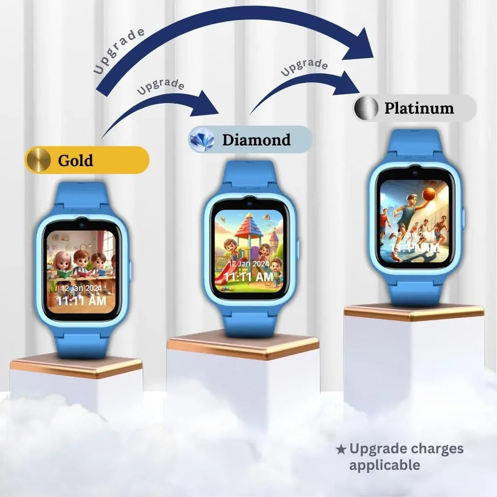 WachMe 4G Kids Smart Safety WatchPhone WM4GA1 - Gold Edition - Naivri
