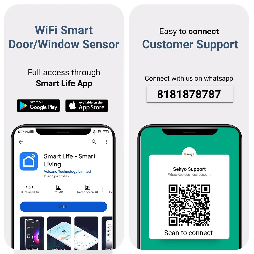 Wifi Smart Door/Window Sensor - Naivri