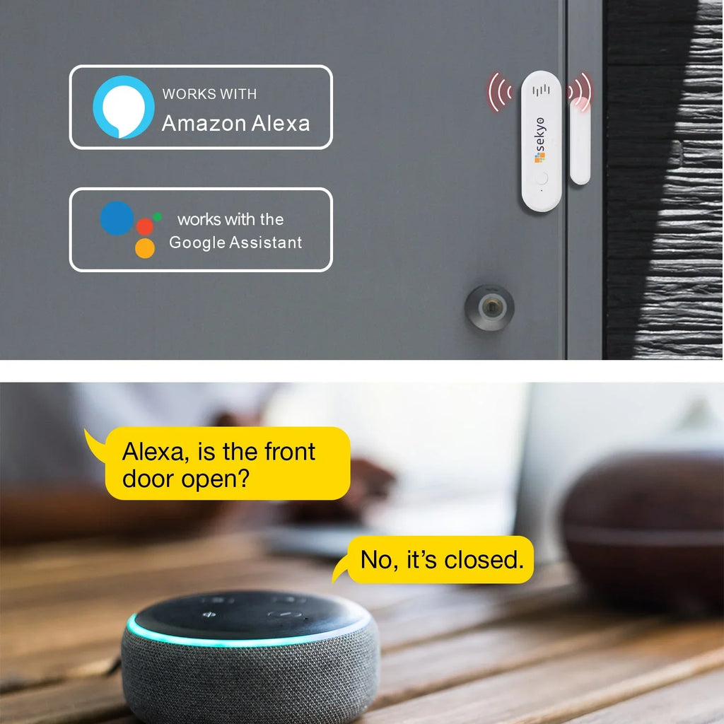 WiFi Smart Door/Window Sensor With Siren - Naivri