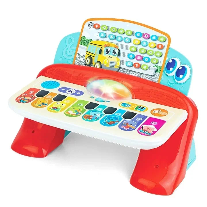 Winfun Baby Maestro Touch Piano – Musical Toy Keyboard with Animal Sounds & Learning Cards - Naivri