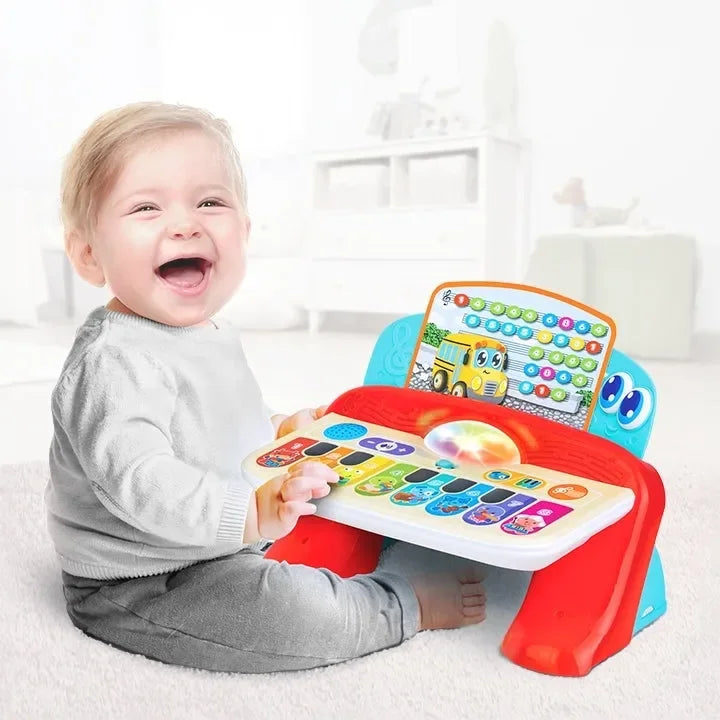 Winfun Baby Maestro Touch Piano – Musical Toy Keyboard with Animal Sounds & Learning Cards - Naivri