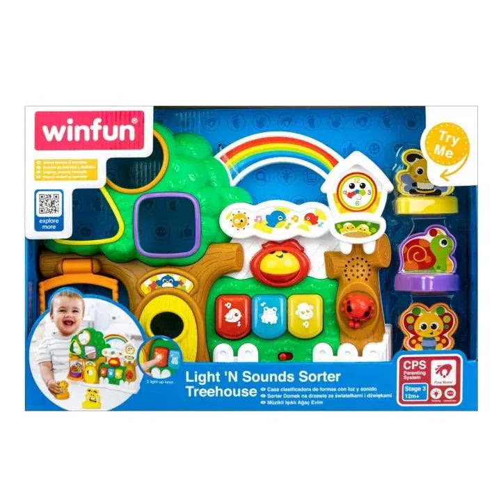 Winfun Light 'N Sounds Sorter Treehouse - Naivri