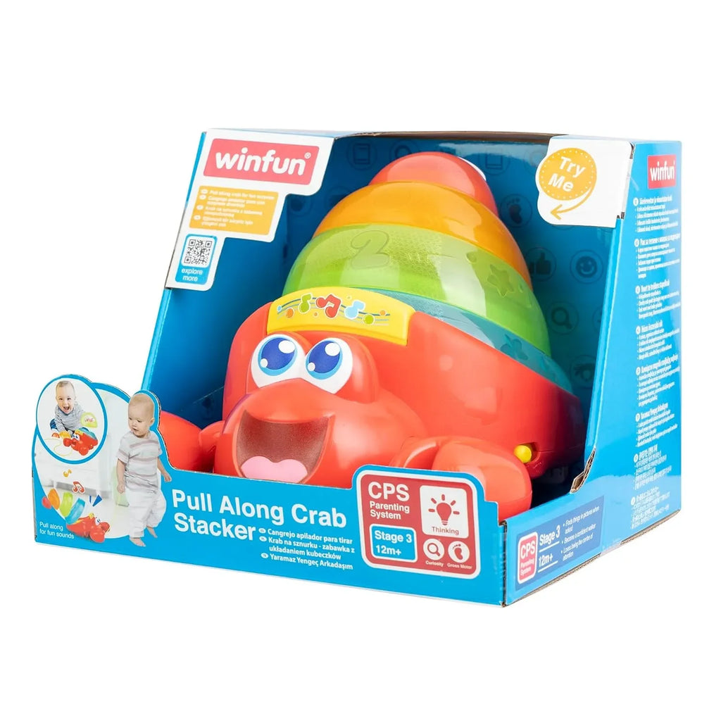 Winfun Pull Along Crab Stacker - Naivri