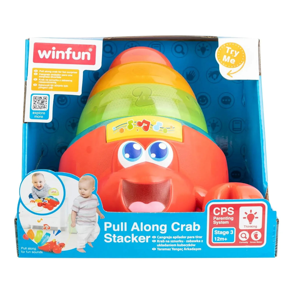 Winfun Pull Along Crab Stacker - Naivri