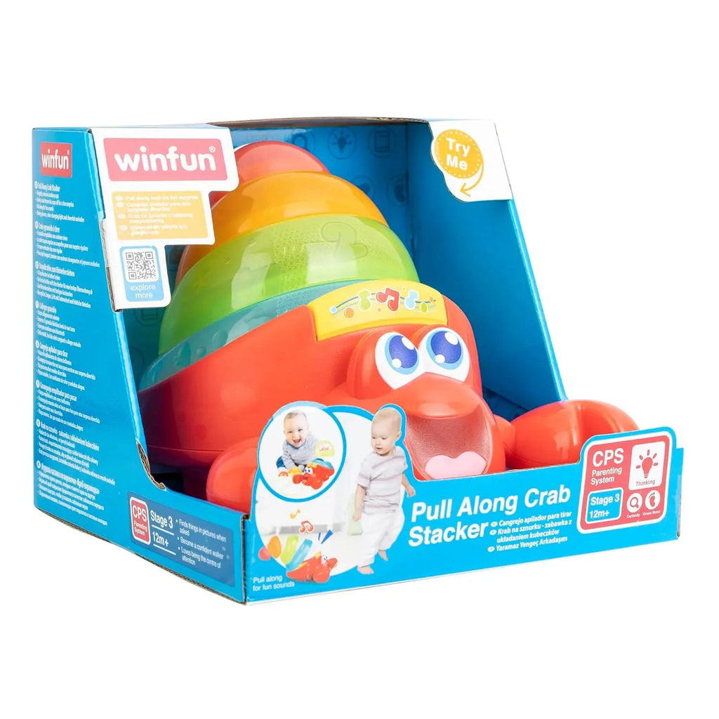 Winfun Pull Along Crab Stacker - Naivri