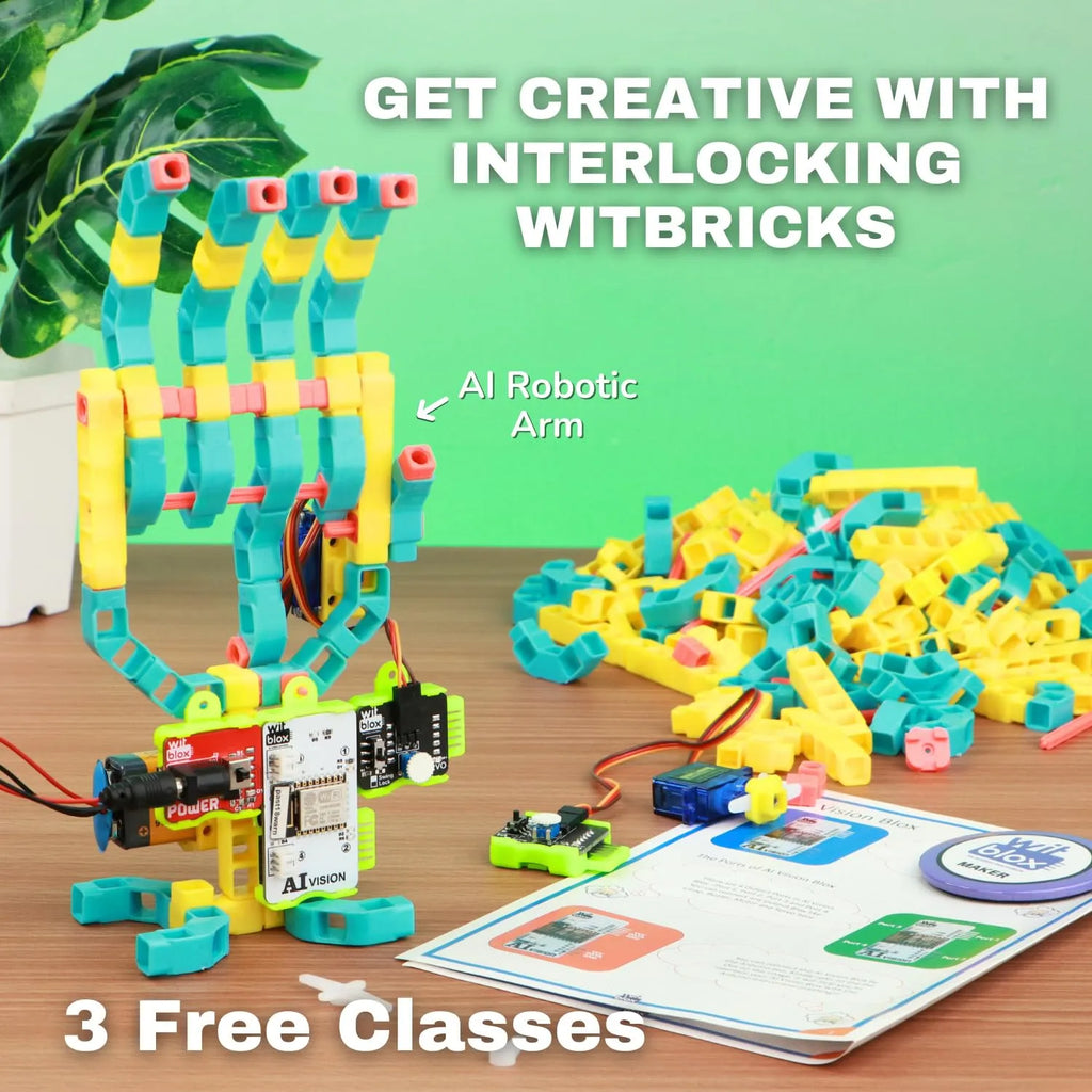 WitBlox AI Artificial Intelligence Robotic Science Kit for 101+ Project - Naivri