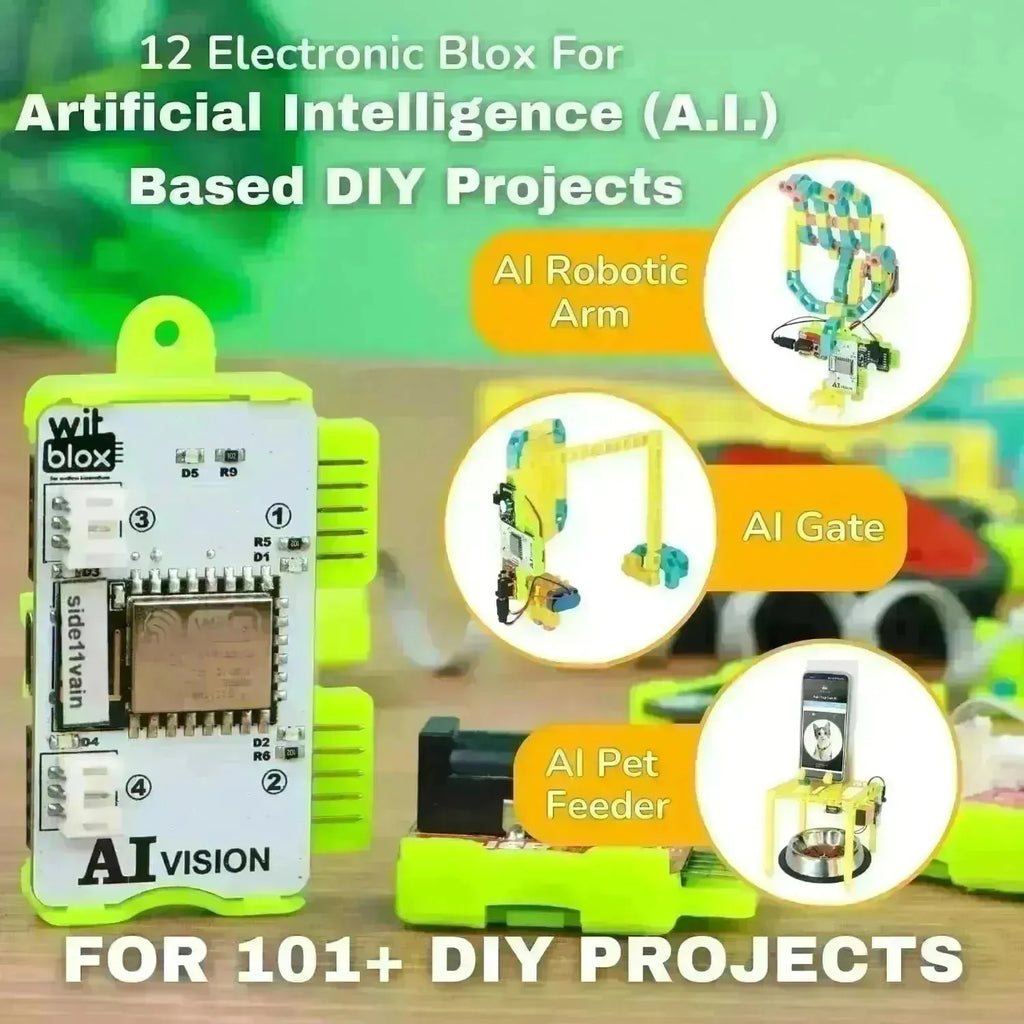 WitBlox AI Artificial Intelligence Robotic Science Kit for 101+ Project - Naivri