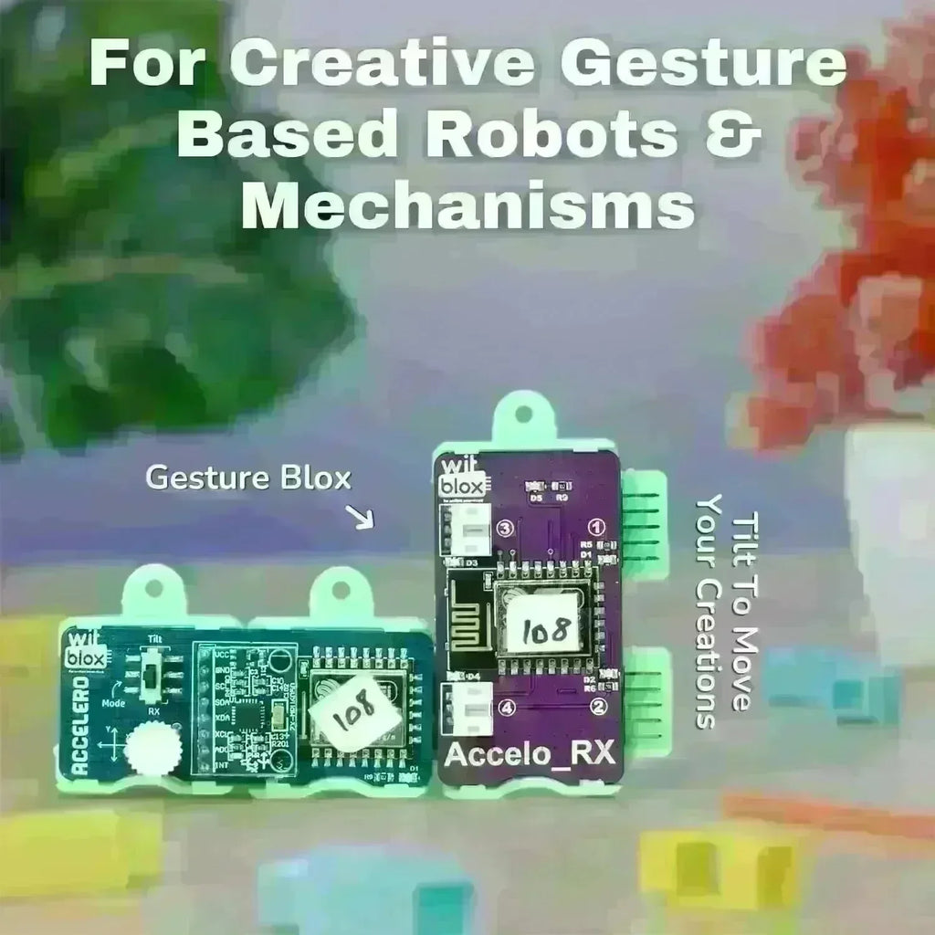 WitBlox DIY Robotics Kit for Kids – Robo Gesture Sensor Modular Kit | Hand-Controlled Gesture Sensing RC Car & Robotic Arm | STEM Educational Toy for Age 8+ | Includes 180+ Parts, 1-Year Warranty, Free 3 Live Classes - Naivri