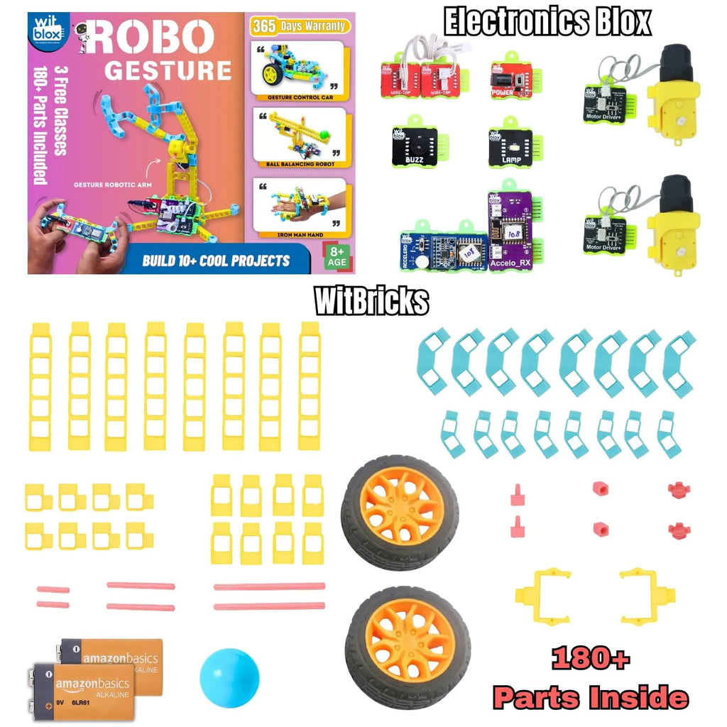 WitBlox DIY Robotics Kit Robo Gesture Sensor Modular Kit - Naivri