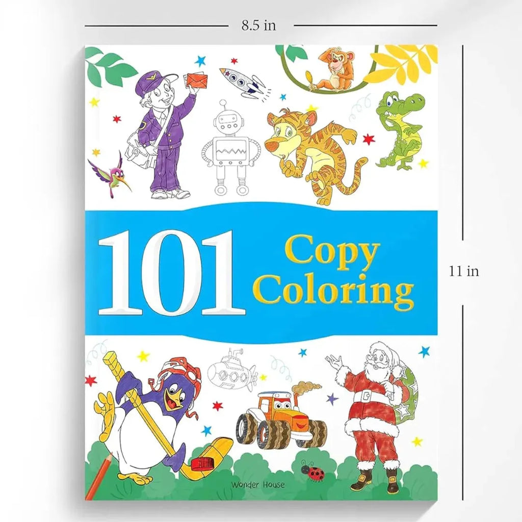 Wonder House 101 Copy Coloring Activity Book - Naivri