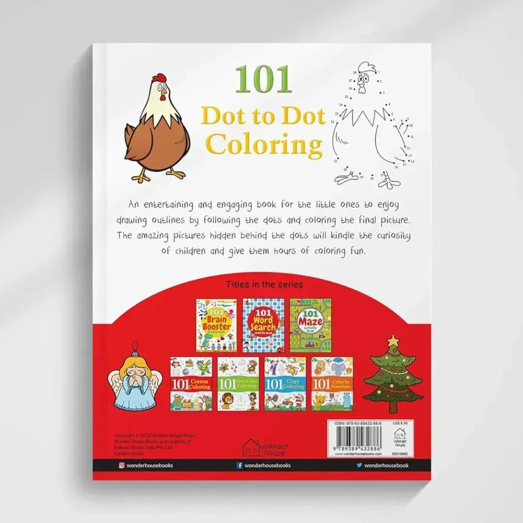 Wonder House 101 Dot To Dot Coloring Book - Naivri