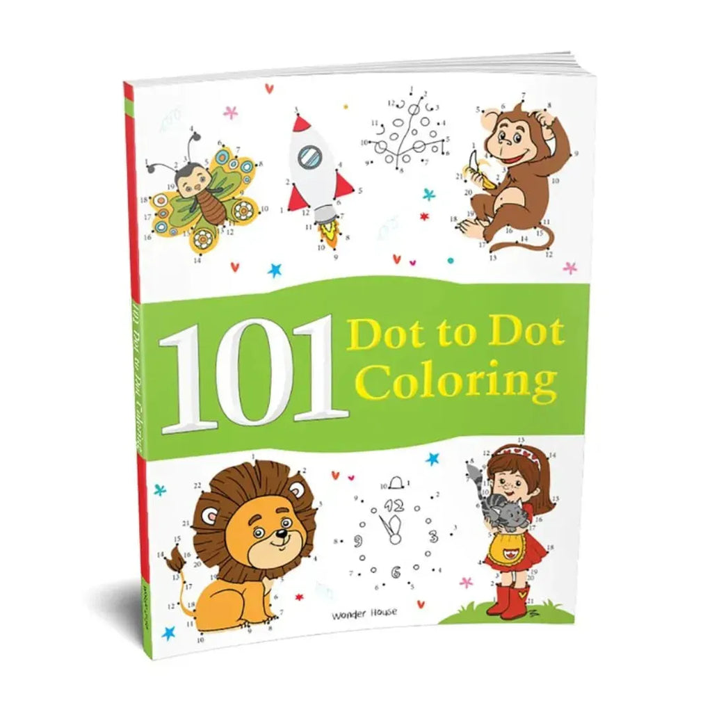 Wonder House 101 Dot To Dot Coloring Book - Naivri