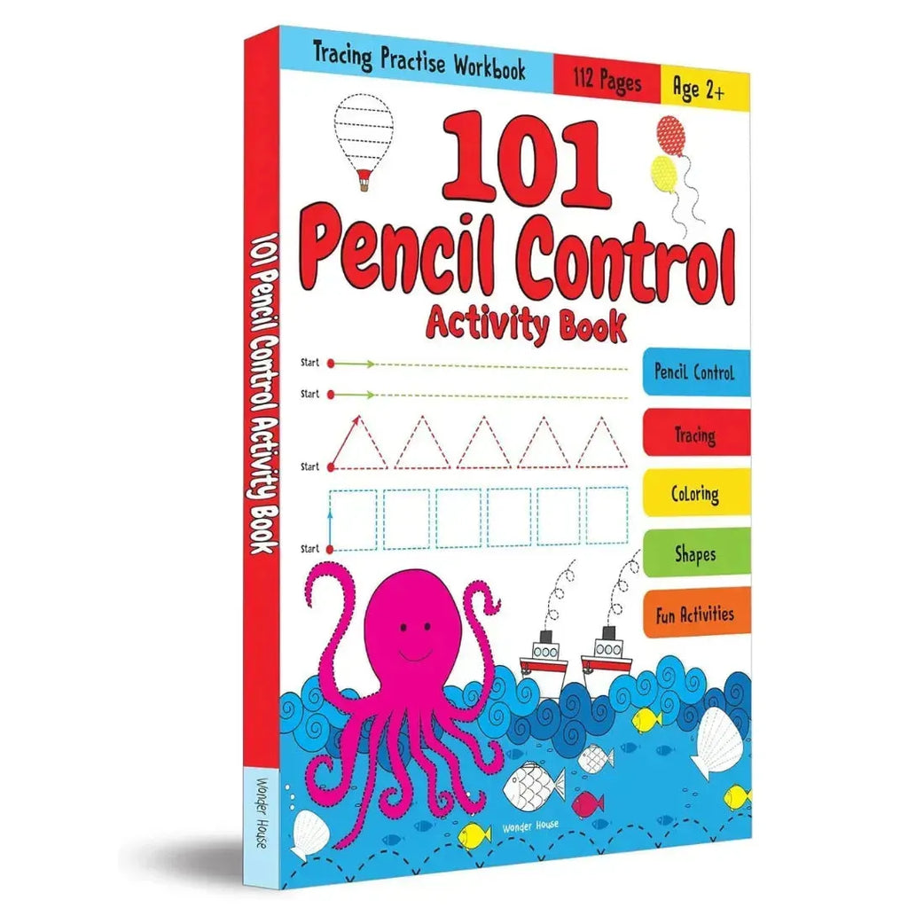 Wonder House 101 Pencil Control Activity Book - Naivri