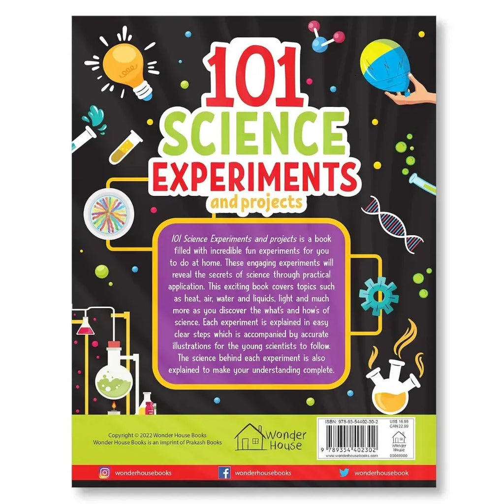 Wonder House 101 Science Experiments and Projects - Naivri