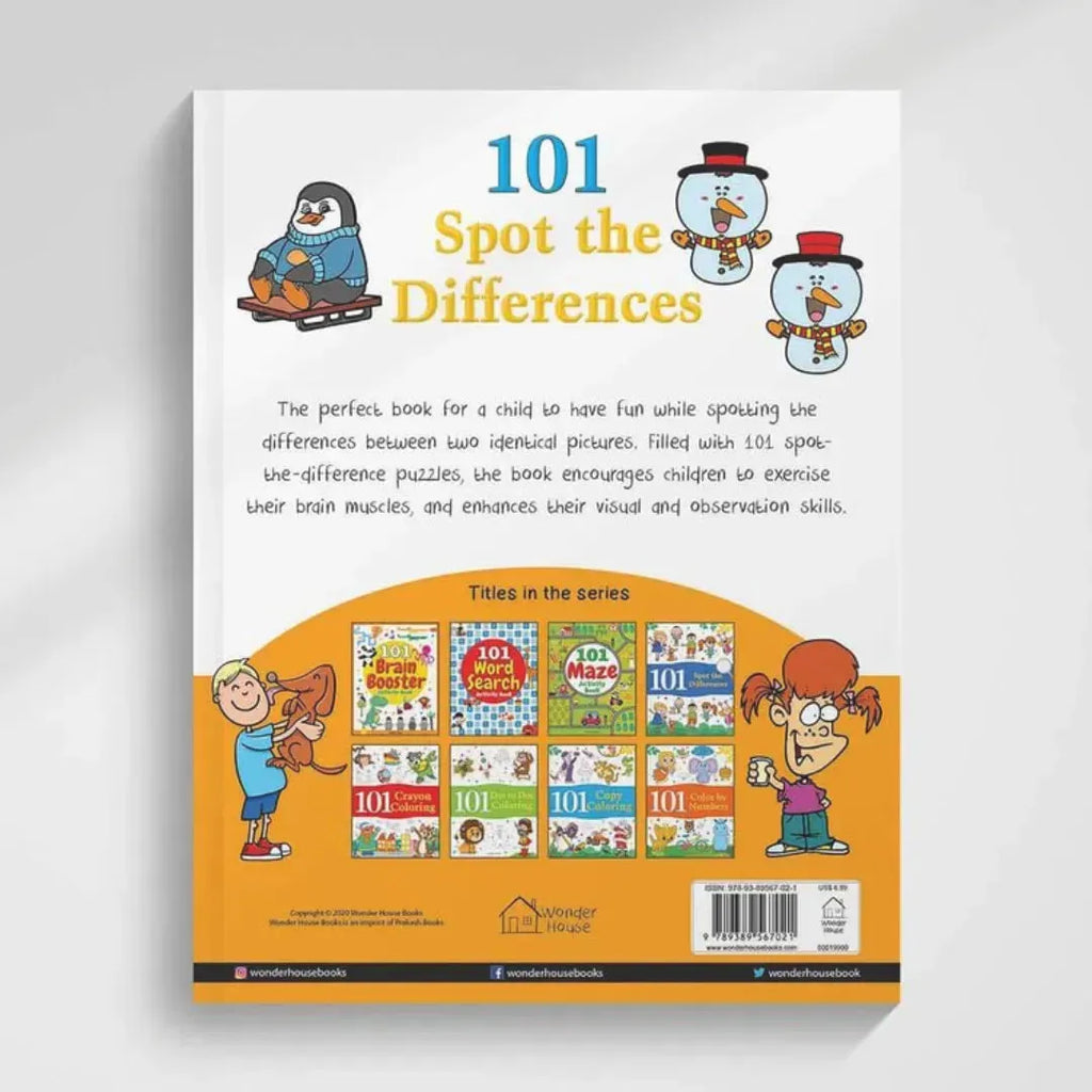 Wonder House 101 Spot the Differences Activity Book - Naivri