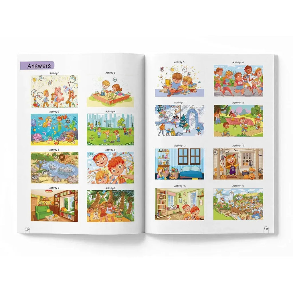 Wonder House 101 Spot The Hidden Objects Activity Book - Naivri