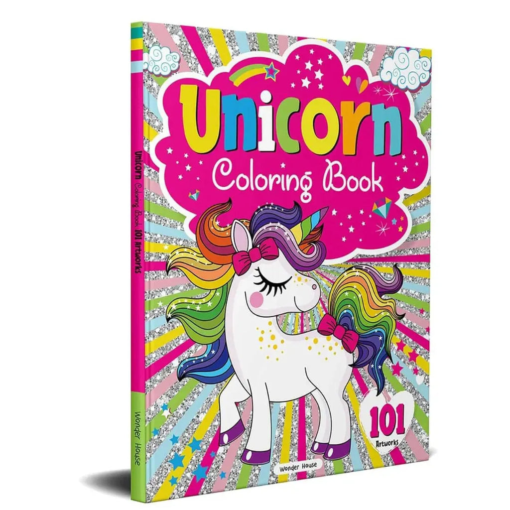 Wonder House 101 Unicorn Colouring Book - Naivri