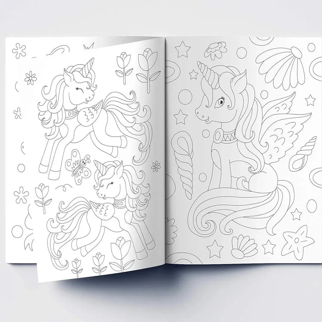 Wonder House 101 Unicorn Colouring Book - Naivri