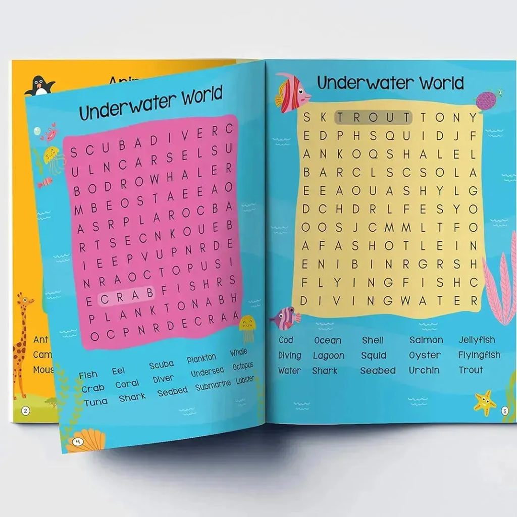 Wonder House 101 Word Search Activity Book - Naivri