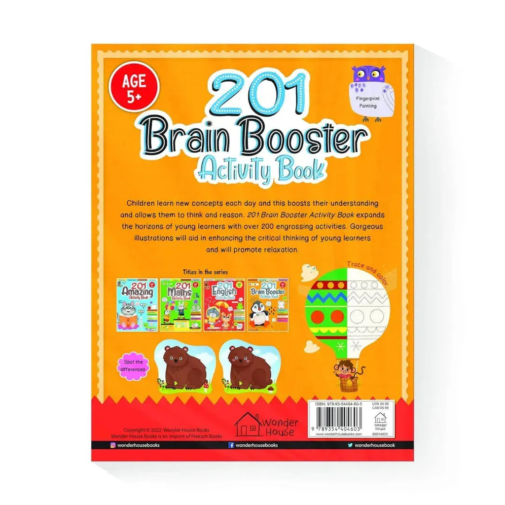 Wonder House 201 Brain Booster Activity Book - Naivri