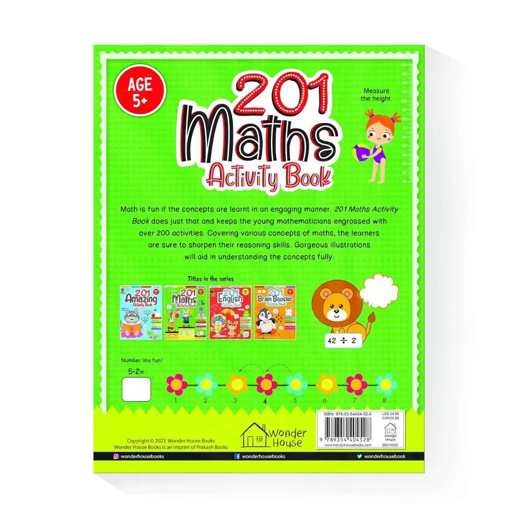 Wonder House 201 Maths Activity Book - Naivri