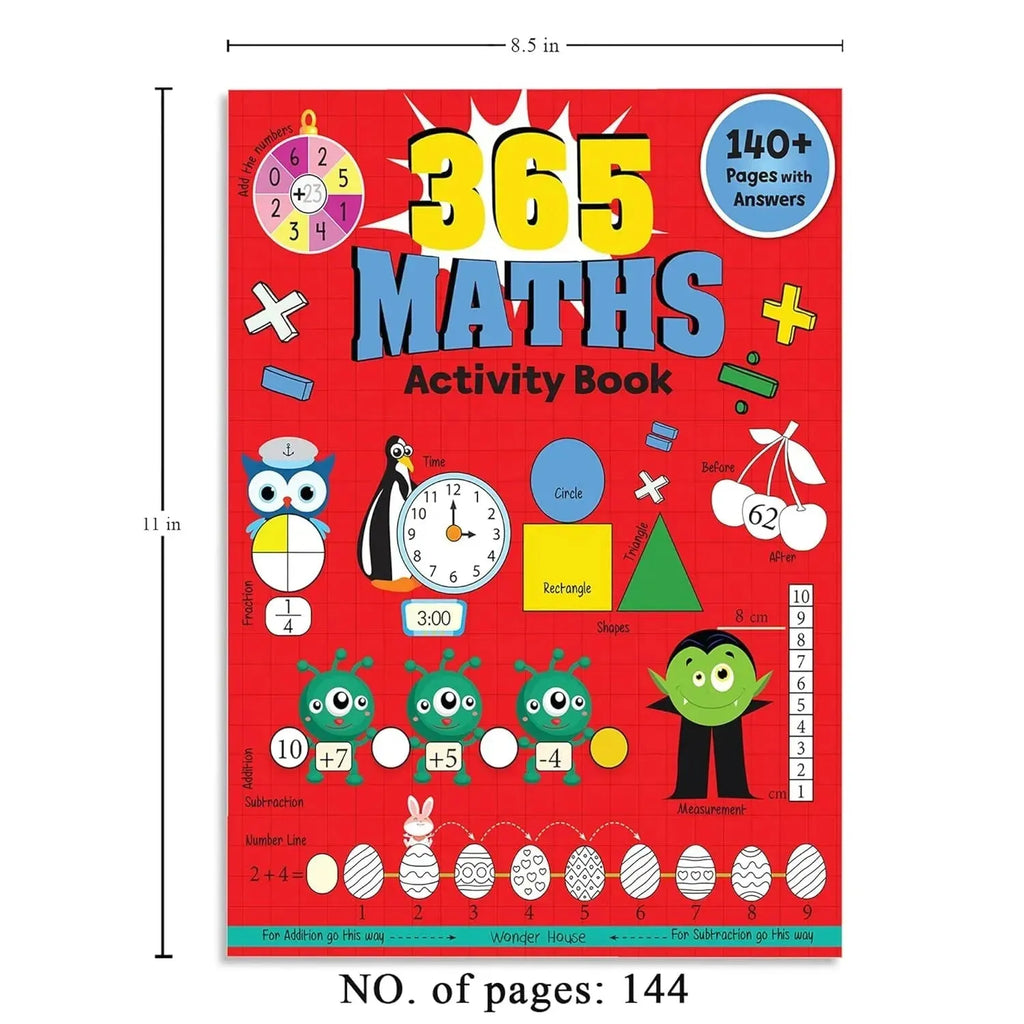 Wonder House 365 Maths Activity Book - Naivri