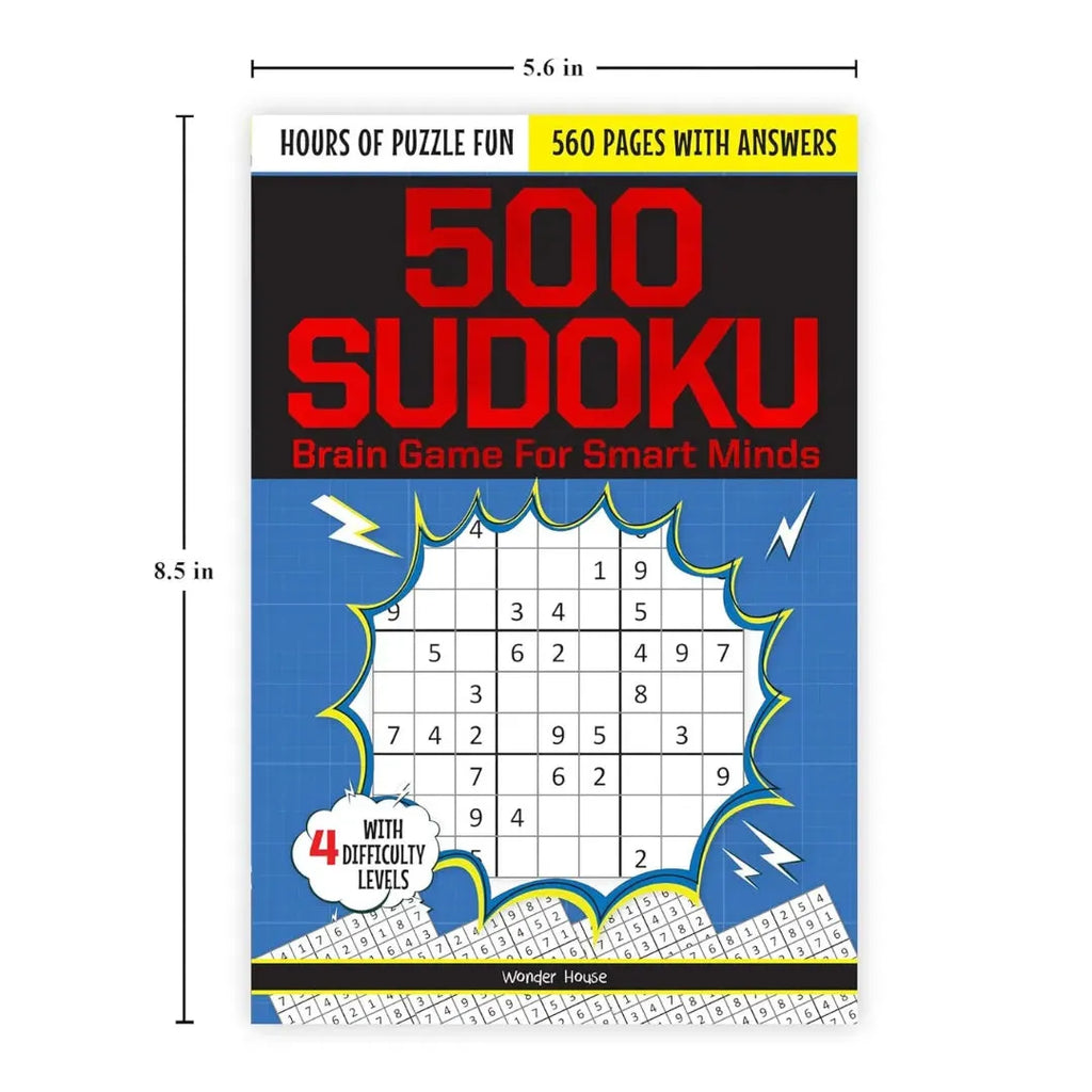 Wonder House 500 Sudoku Brain Game - Naivri