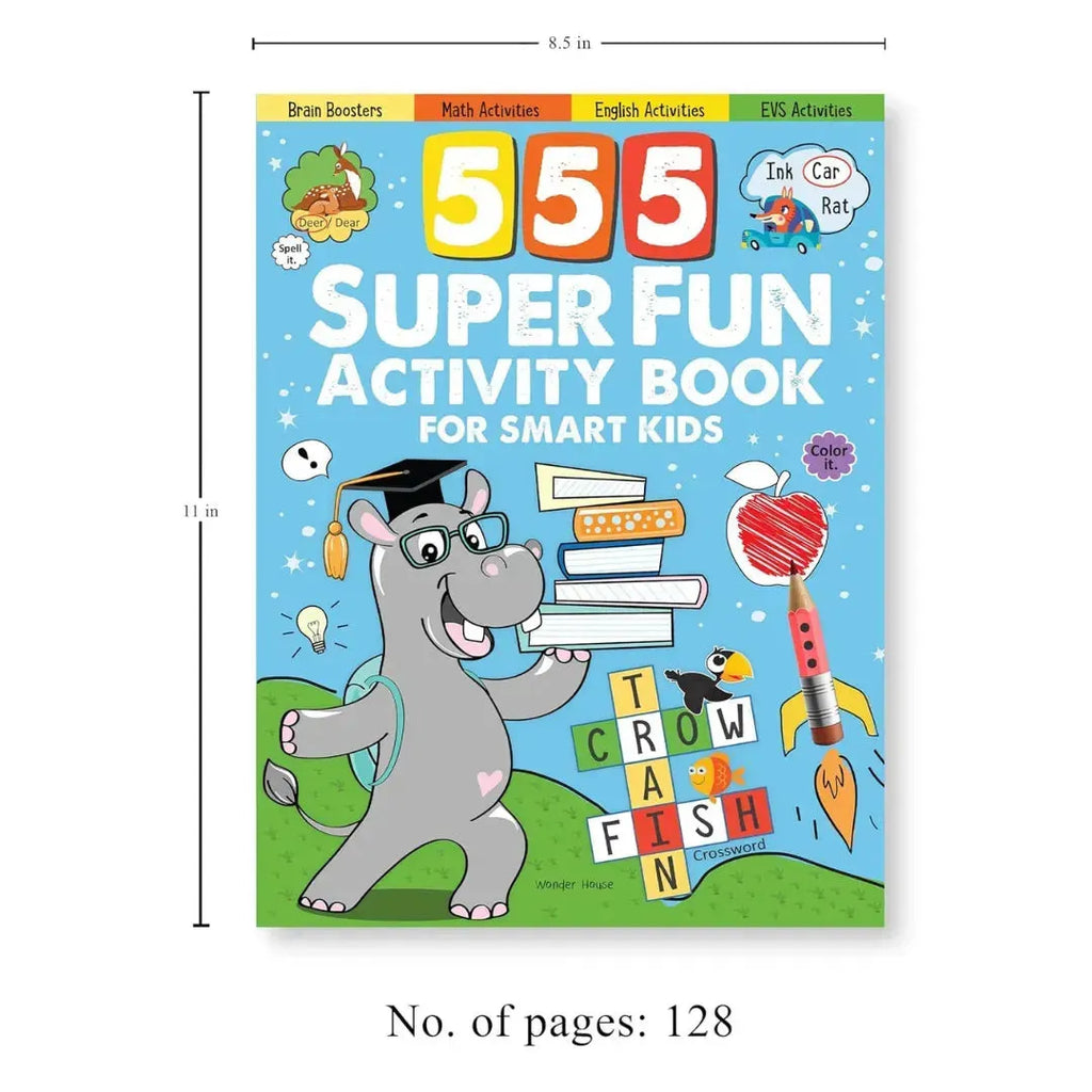 Wonder House 555 Super Fun Activity Book - Naivri