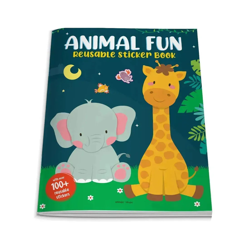 Wonder House Animal Fun Reusable Sticker Book - Naivri