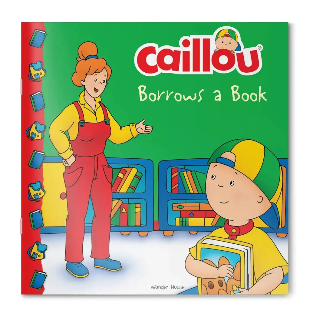 Wonder House Caillou - Borrows a Book - Naivri