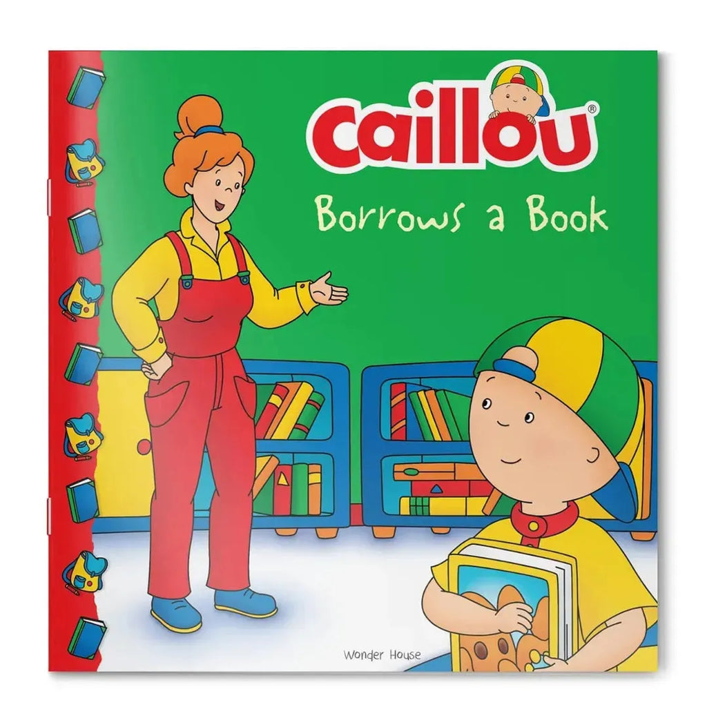 Wonder House Caillou - Borrows a Book - Naivri