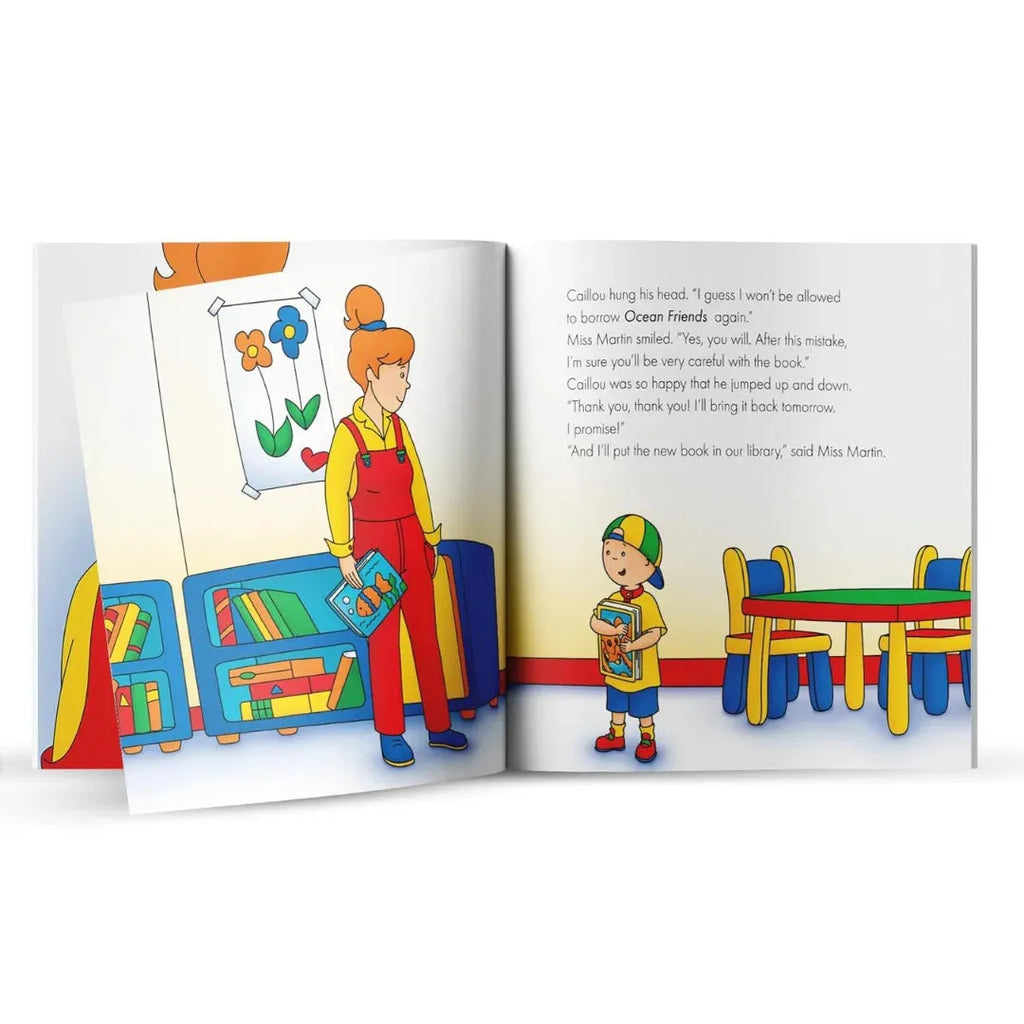 Wonder House Caillou - Borrows a Book - Naivri