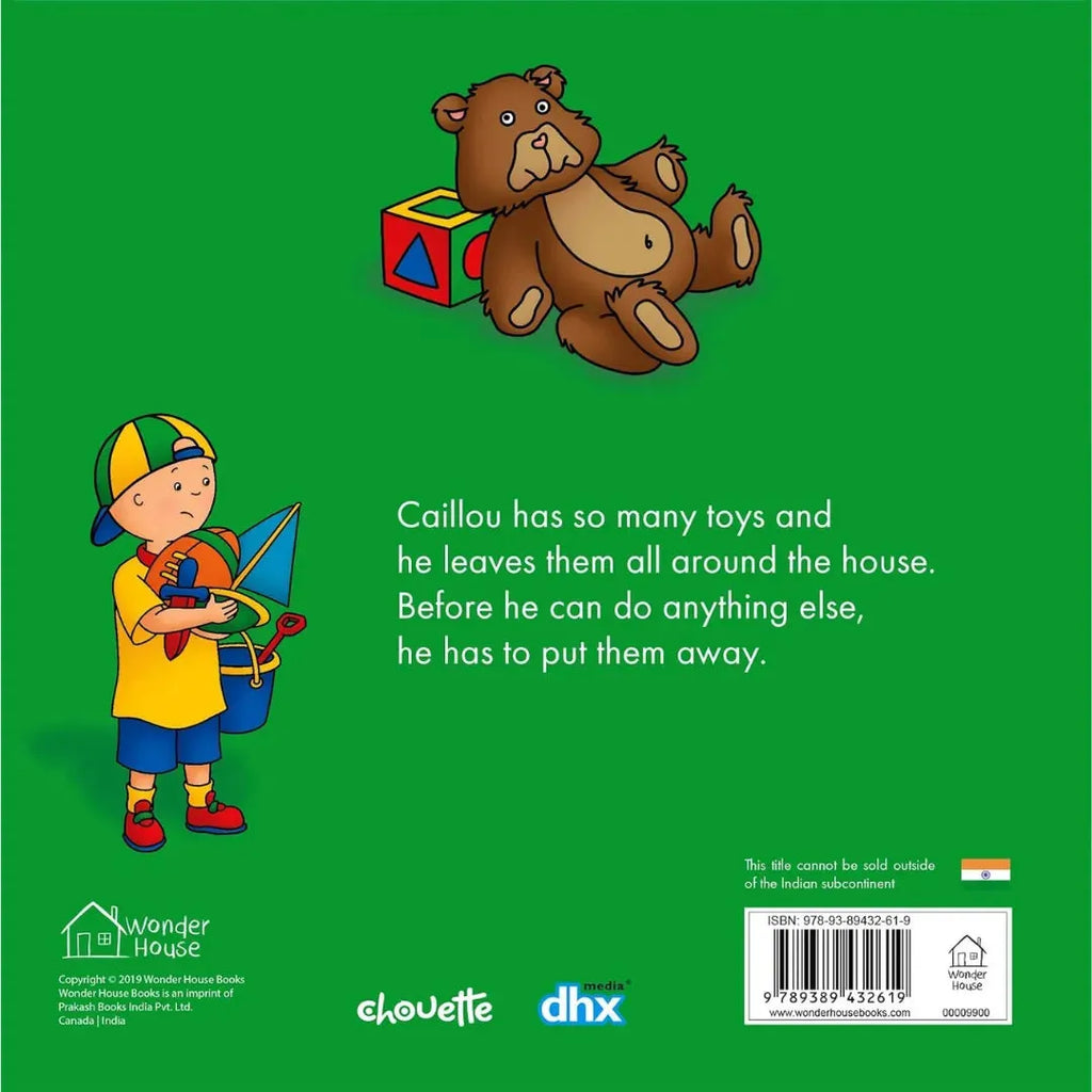 Wonder House Caillou - Puts Away His Toys - Naivri