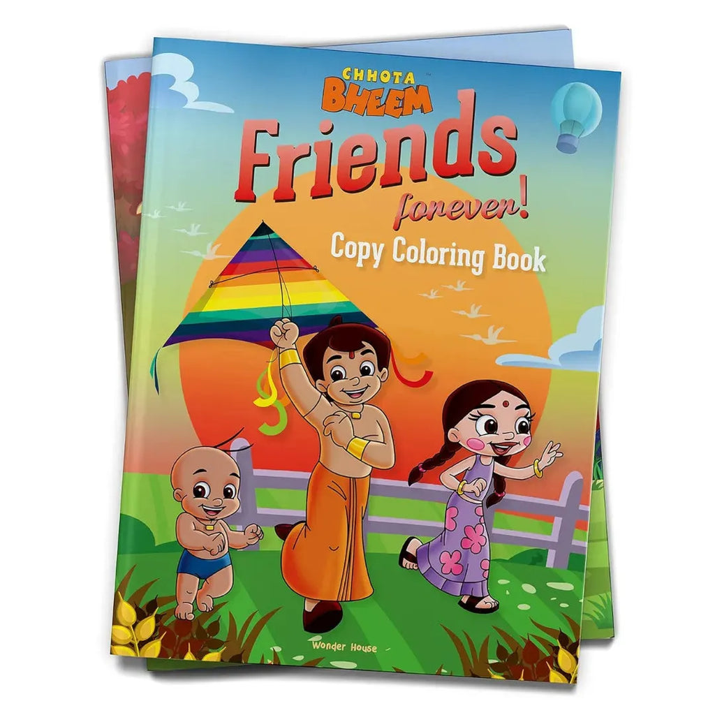 Wonder House Chhota Bheem Friends Forever Copy Coloring Book - Naivri