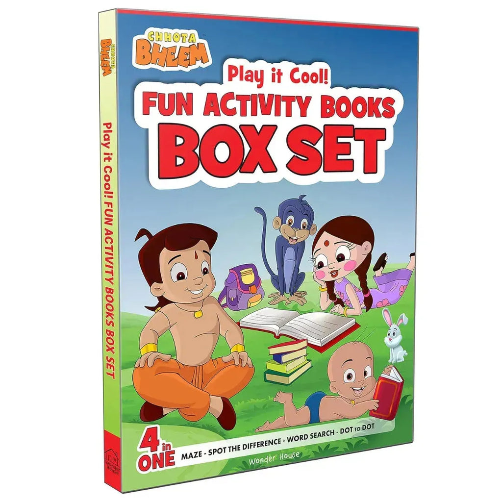 Wonder House Chhota Bheem Play It Cool! Activity Books Box Set - Naivri