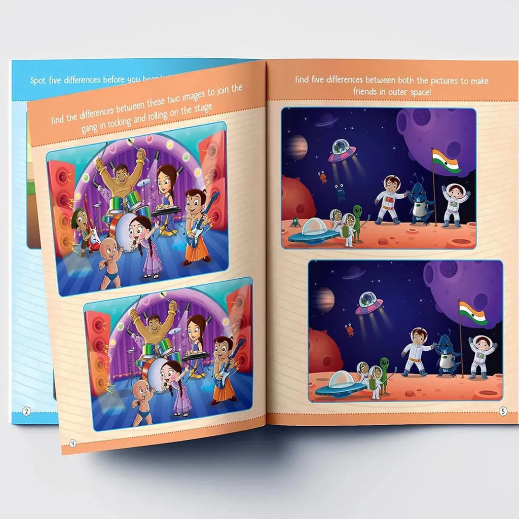 Wonder House Chhota Bheem Play It Cool! Spot The Difference Activity Book - Naivri