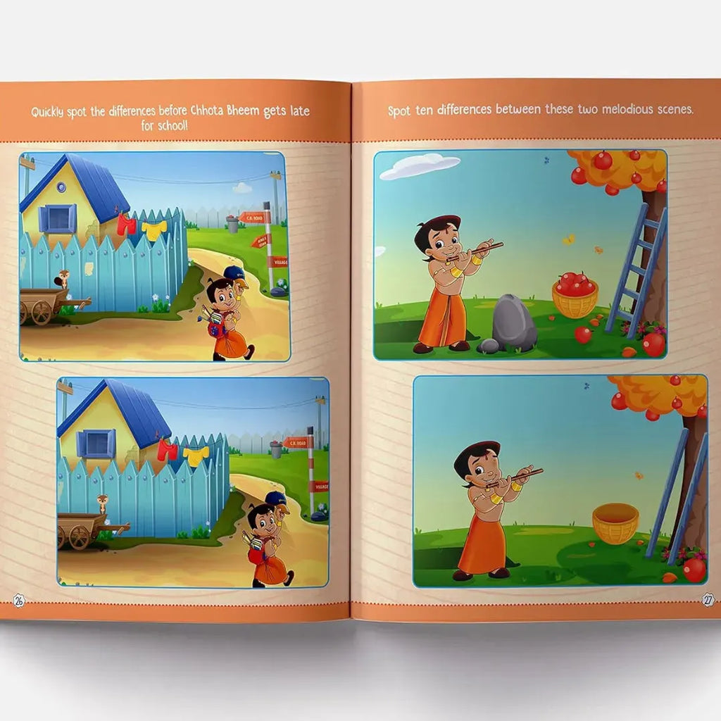 Wonder House Chhota Bheem Play It Cool! Spot The Difference Activity Book - Naivri