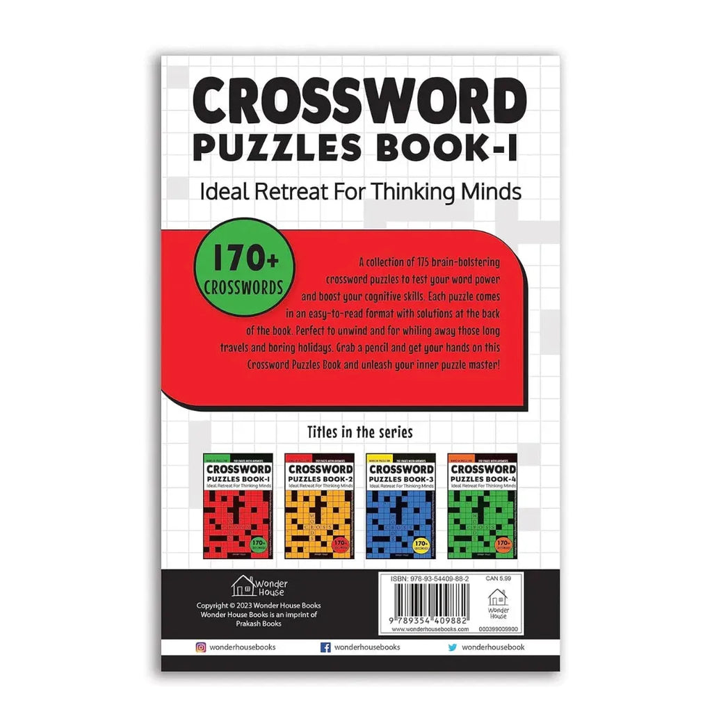 Wonder House Crossword Puzzles Book 1 - Naivri