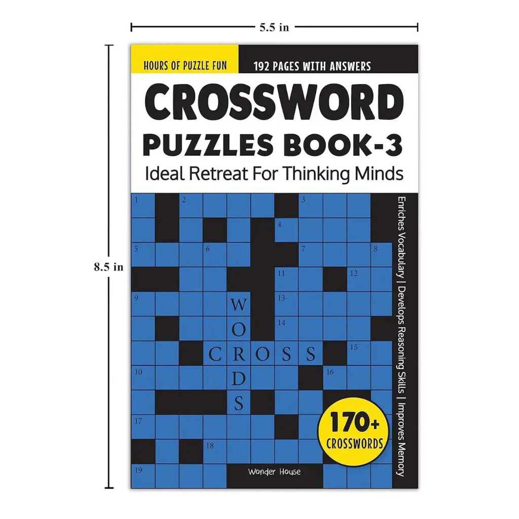 Wonder House Crossword Puzzles Book 3 - Naivri