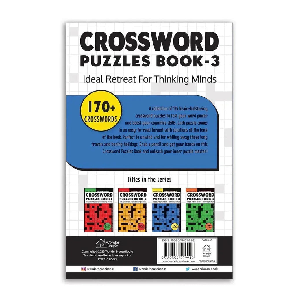 Wonder House Crossword Puzzles Book 3 - Naivri