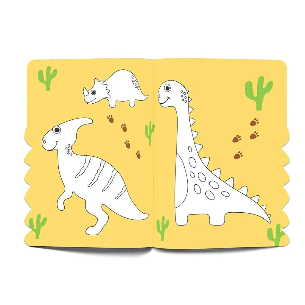 Wonder House Dinosaurs Coloring and Sticker Activity Book - Naivri