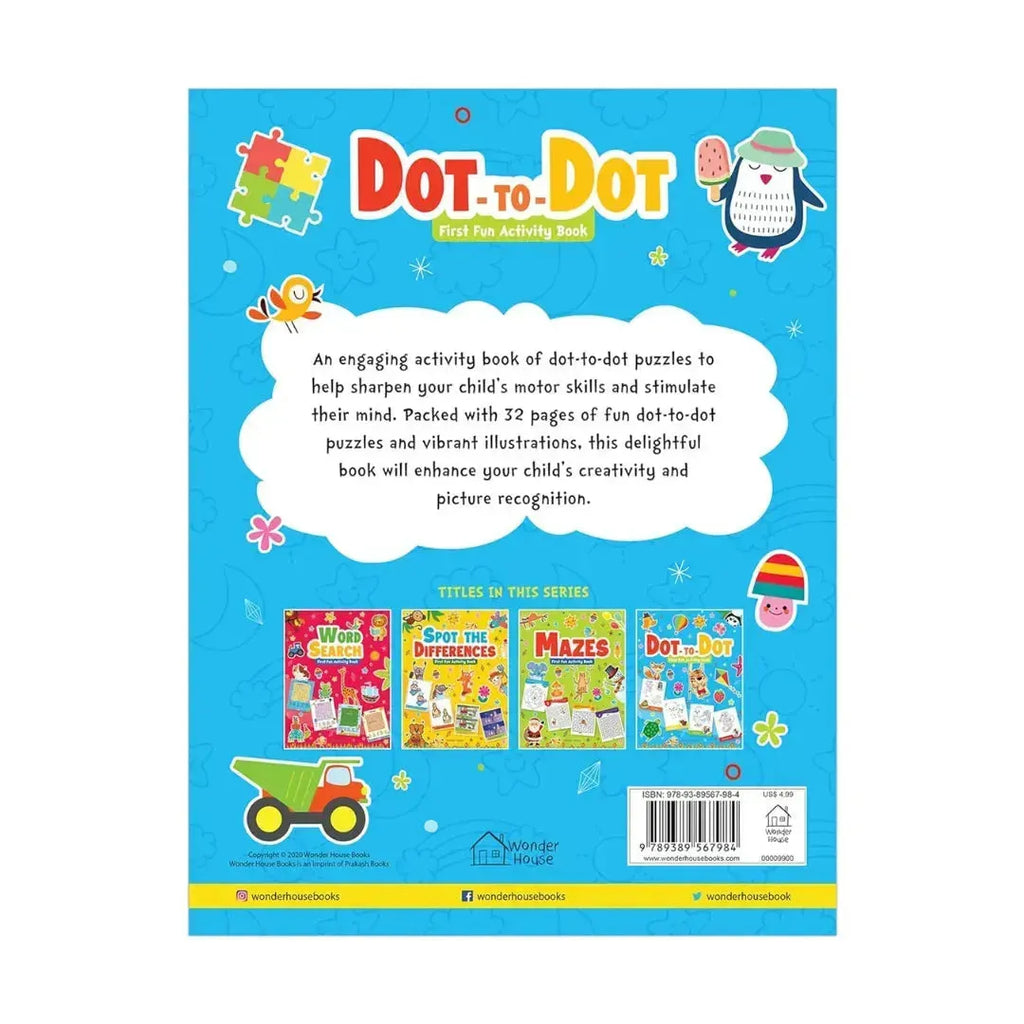 Wonder House Dot To Dot First Activity Book - Naivri