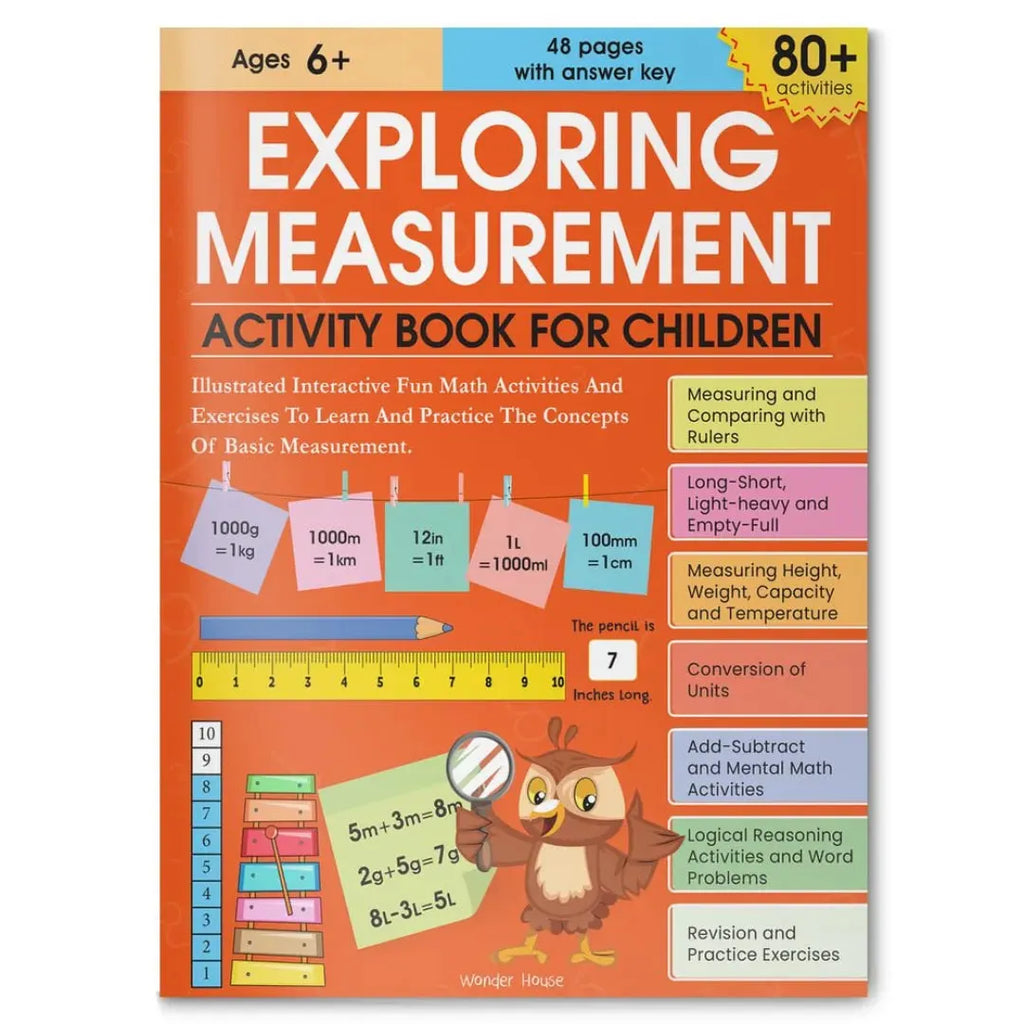 Wonder House Exploring Measurement Activity Book - Naivri