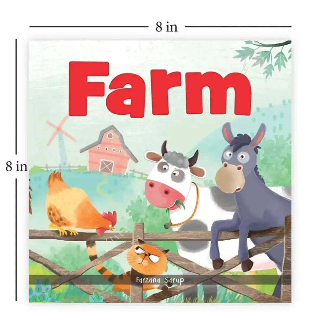 Wonder House Farm - Illustrated Book On Farm Animals (Let's Talk Series) - Naivri