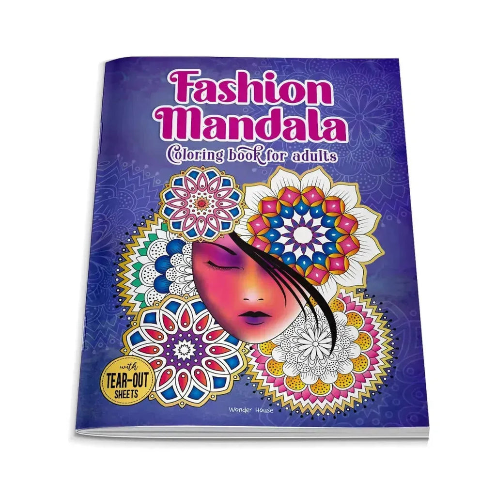 Wonder House Fashion Mandala Coloring Book - Naivri